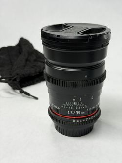 Rokinon 35mm T1.5 EF Full Frame