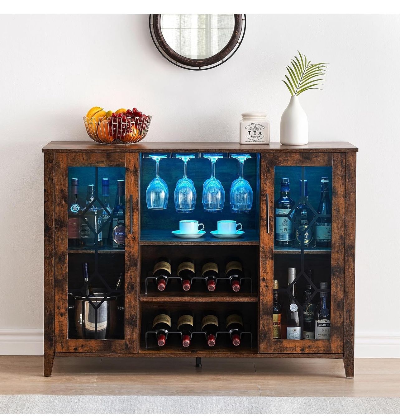 Wine Bar Cabinet with Led Light (New)