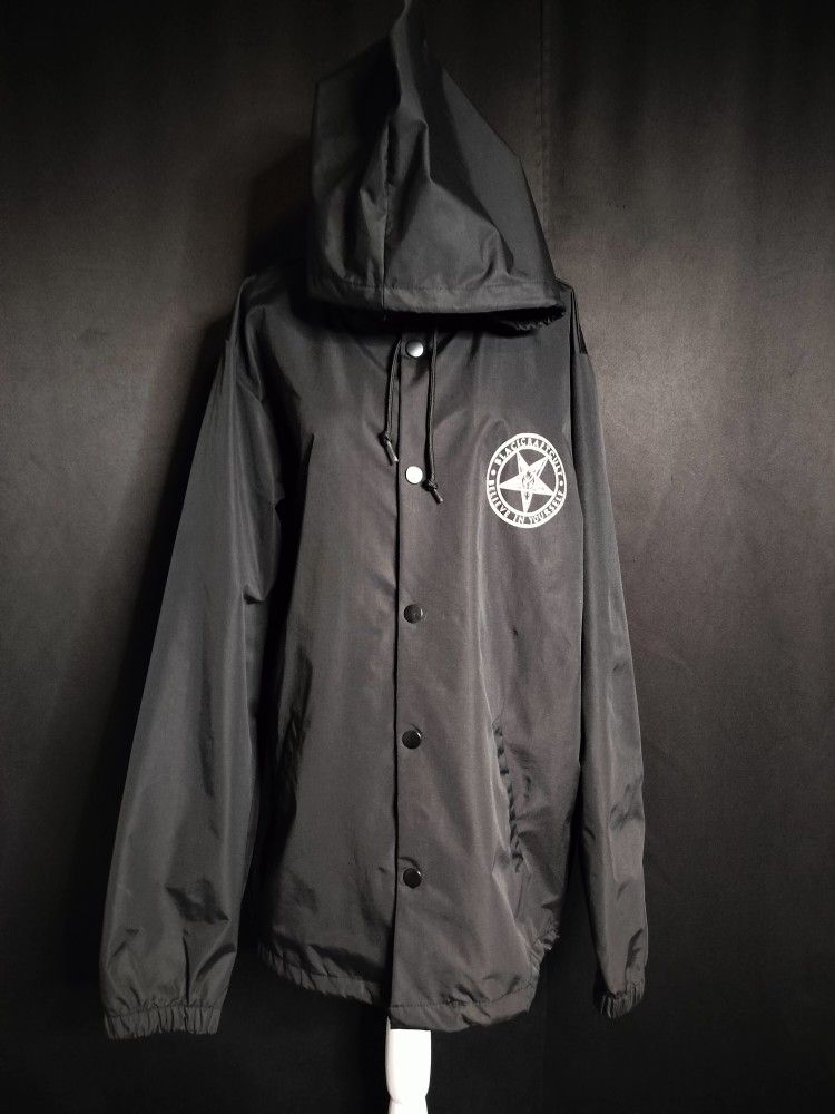 Men's Black Blackcraft  Cult Windbreaker Jacket (Size XL)