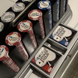 WPT Poker Chips And Rack