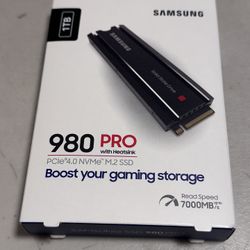 Samsung 980 Pro NVMe W/ Heat sink 1TB
