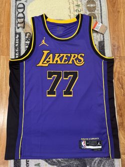 Luka Doncic Purple Lakers Jordan Nike Statement Editing Jersey