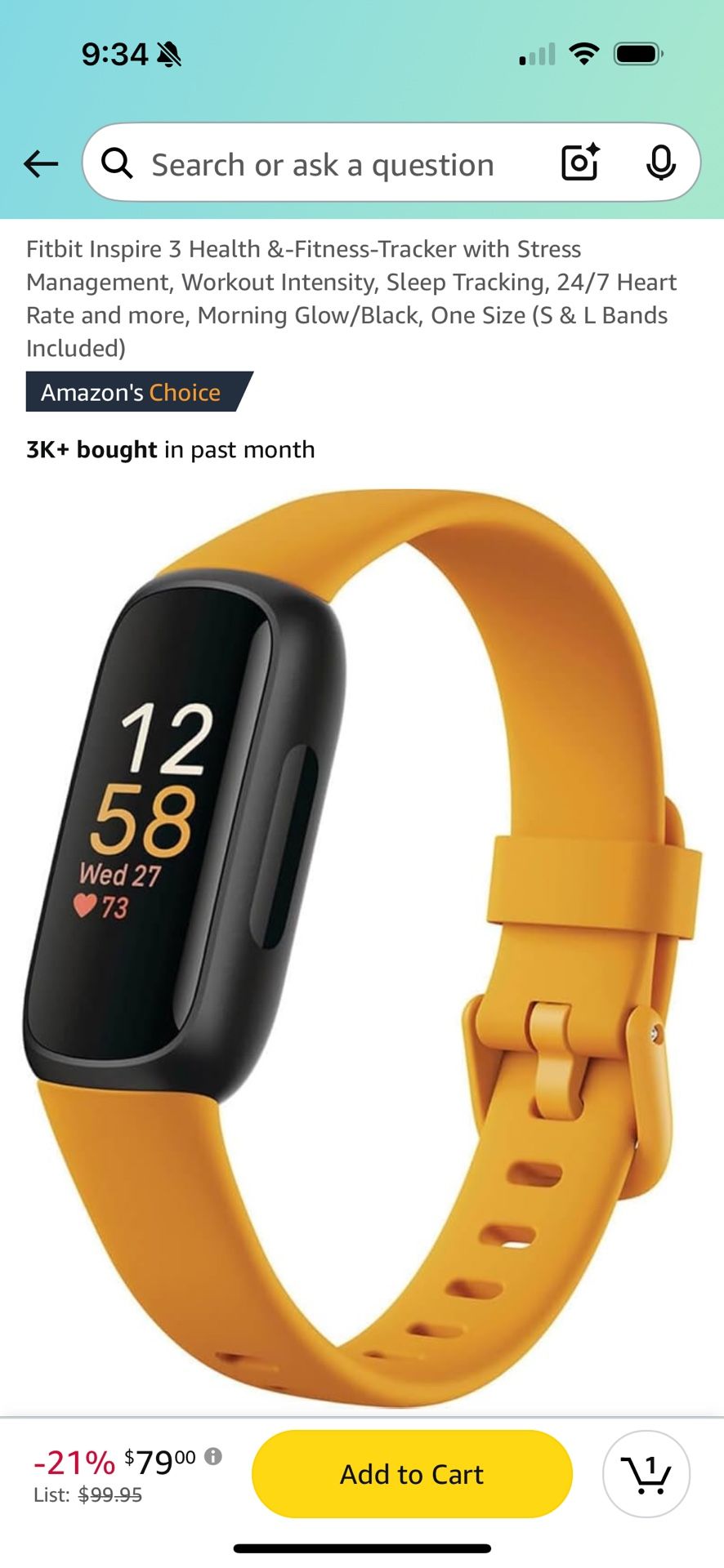 Fitbit Inspire 3
