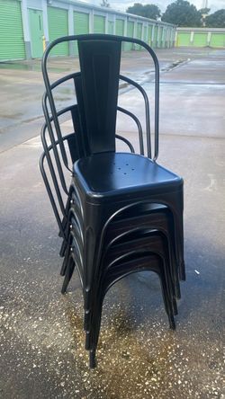 Chairs - Metal - Stackable