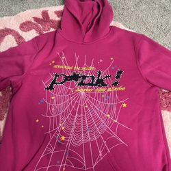 Pink Spider Hoodie