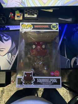 Funko Pop Deadpool Squirrelpool #967 Flocked GameStop Exclusive