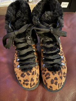 New Women’s Leopard Print Boots 