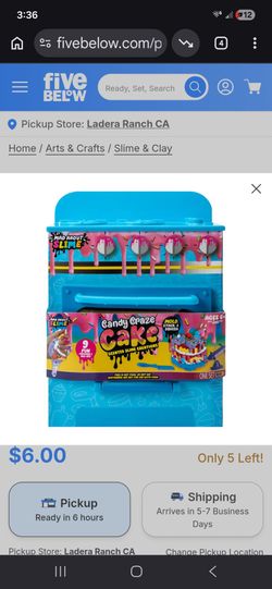Candy Craze Cake Scented Slime Creations Set