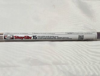 Harris Stay Silv 15 15% Silver Brazing Alloy Rods HVAC Grade 1LB 28 Rods