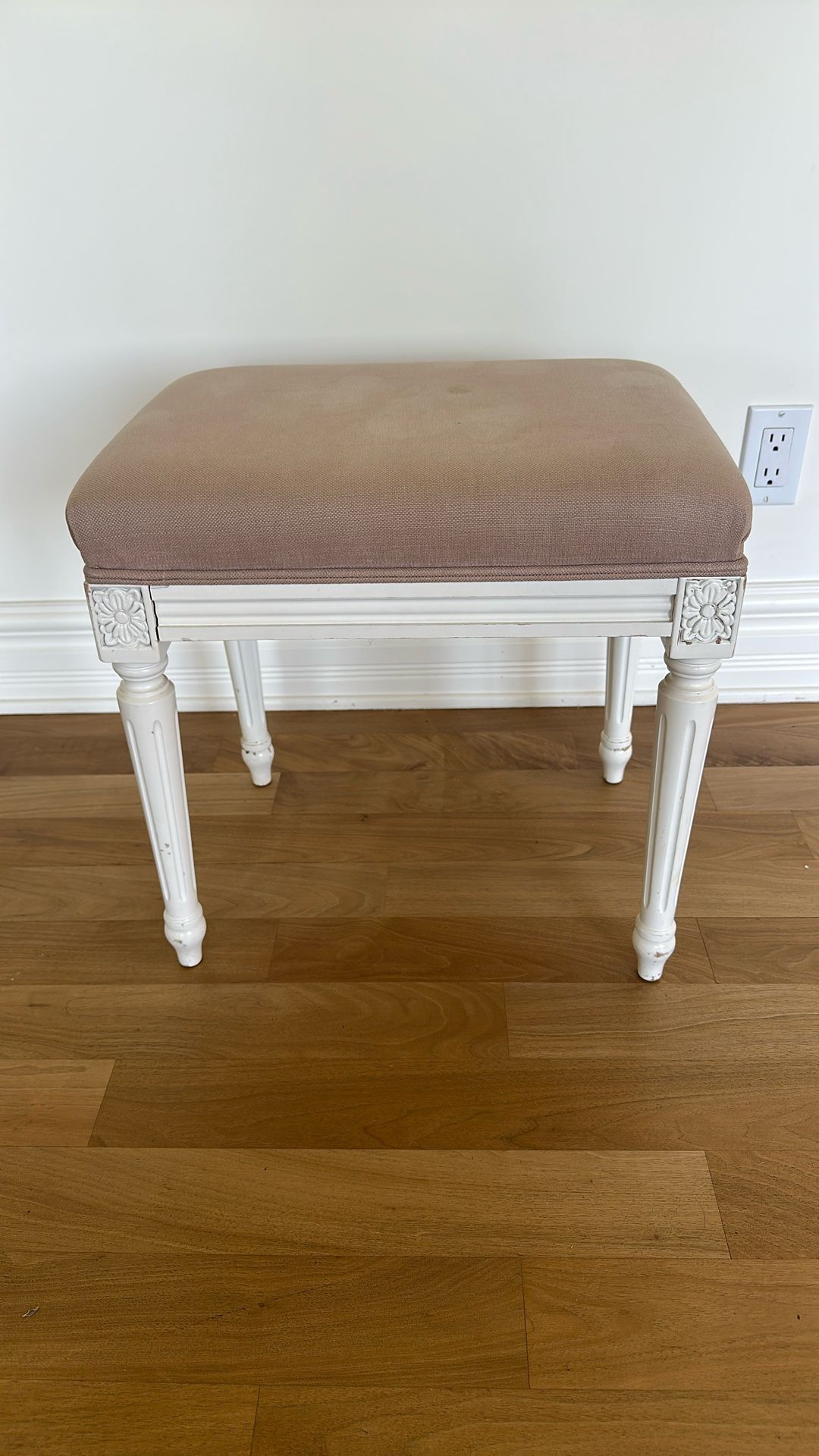 Stool upholstery.