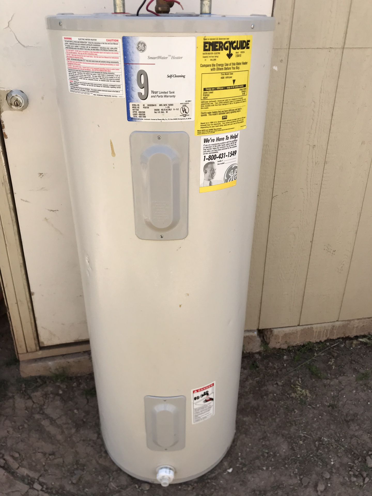 Electric water heater- Boiler Electrico $140$$!
