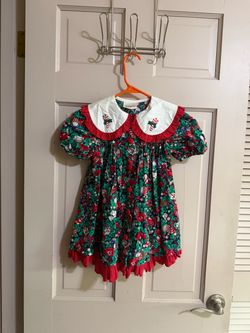 Vintage Girls Bonnie Jean Christmas Holiday Dress Size 5