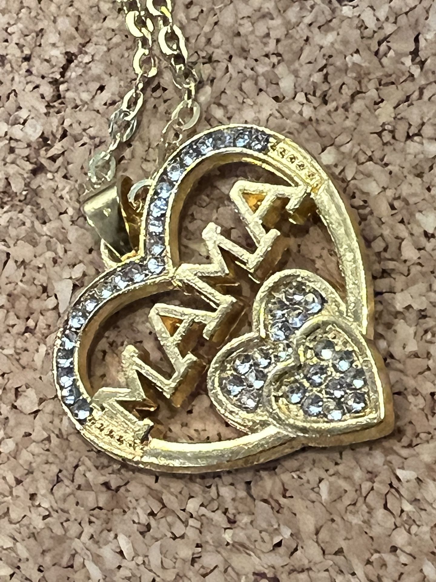 Semi Fine necklace With MAMA Charm…new