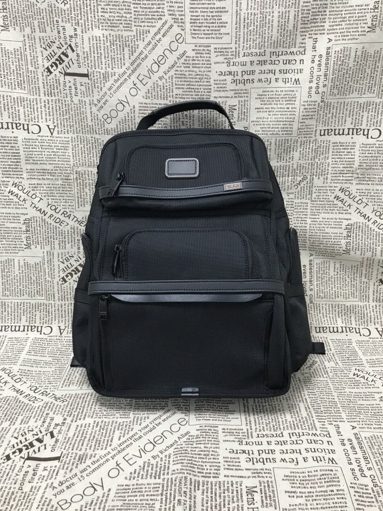 TUMI Alpha Brief Backpack in black