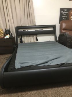 Queen Frame and mattress