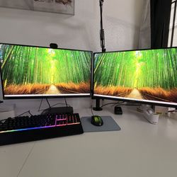 27” Dell OMEN 240Hz Gaming Monitors – Set of 2 – Excellent Condition