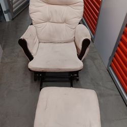 Rocking Chair And Gliding Ottoman
