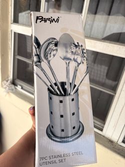 7pc stainless steel utensils set