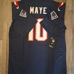 Drake Maye New England Patriots jersey