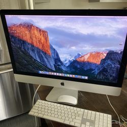 iMac 27” Retina 5K – Late 2015 – 4.0GHz i7 / 32GB RAM – $450