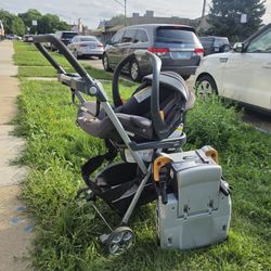 Stroller And Car Seat With Base