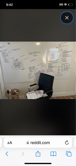 DRY ERASER BOARD in great condition for a large area