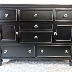 Ashley Furniture - High End Millenium Big Black Dresser - Delivered