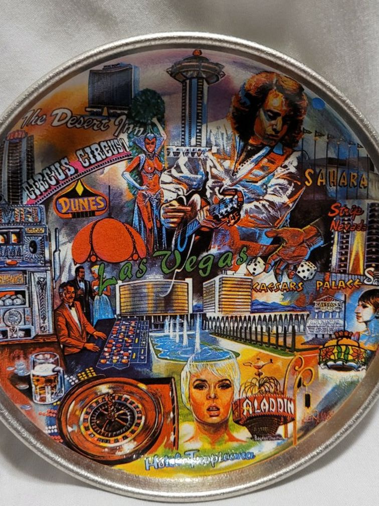 Vintage Las Vegas Souvenir Tray