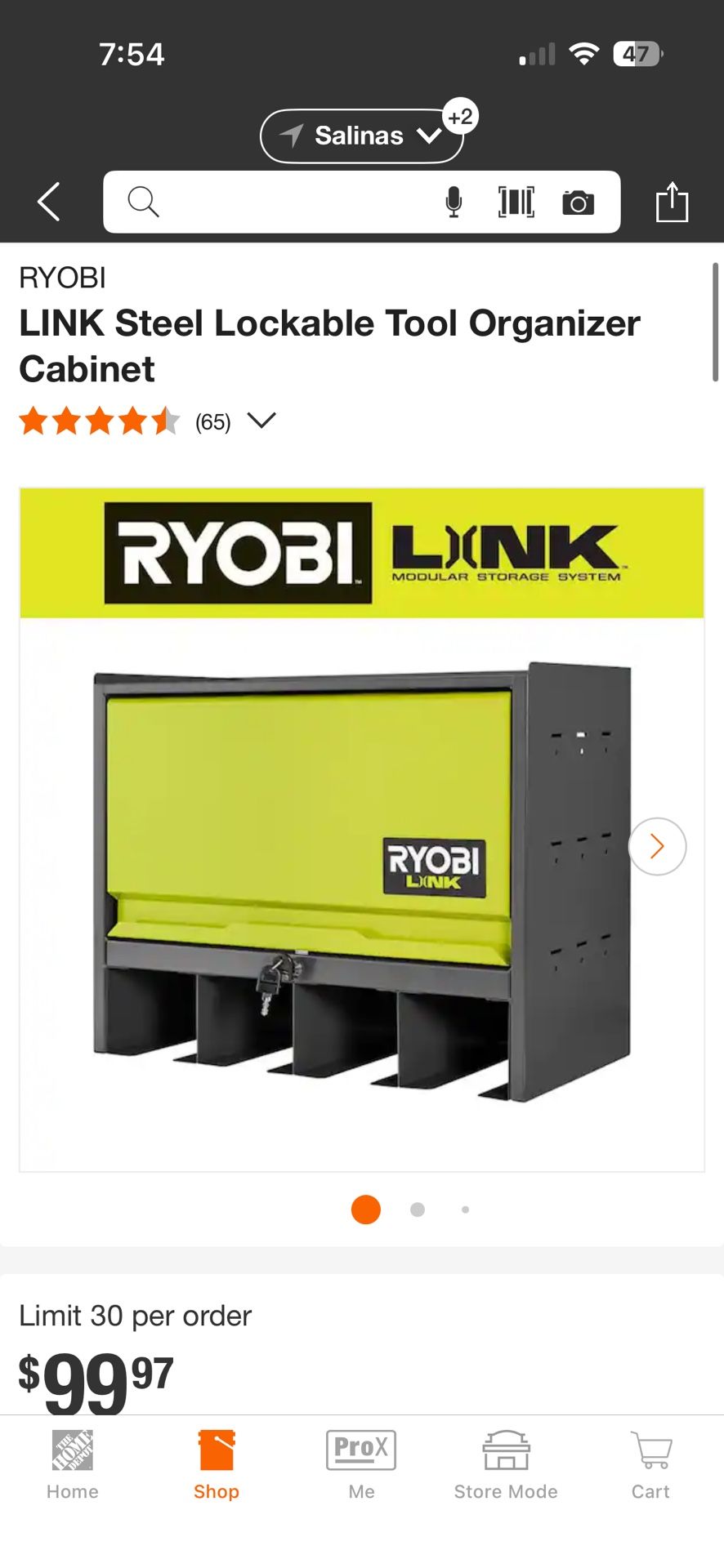 Ryobi Tool Storage