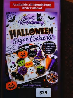 Halloween Sugar Cookie Kit