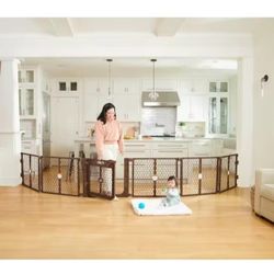 Regalo Plastic 192-Inch Super Wide Adjustable Baby Gate 