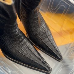 Crocodile 🐊 Skin Womens Boots 
