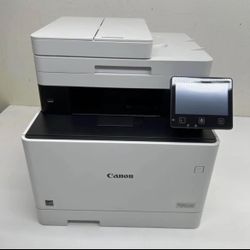 Used** Canon imageCLASS MF741Cdw Wireless Color Laser Printer-  LOW TONER