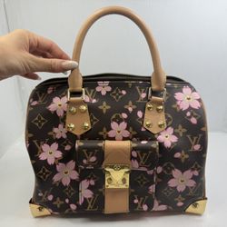 Louis Vuitton x Murakami LV X TM Cherry Blossom Saddle Bag 92643