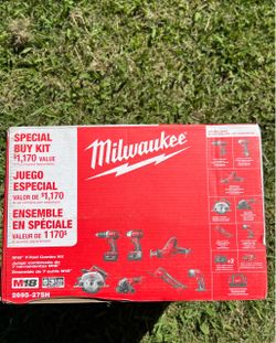 Milwaukee M18 7 Tool Combo Set $1170 Value