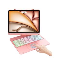Keyboard Case for iPad Air 13 inch (M3/M2) & iPad Pro 13, iPad Pro 12.9 (6th/5th/4th/3rd Gen)