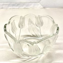 Small Glass Tulip Bowl 