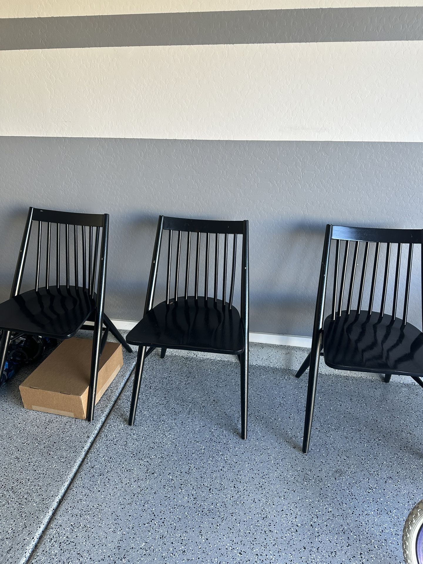 3 Wooden Chairs