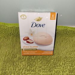 Dove 8 Bar Soap Shea Butter  And Vanilla Scent