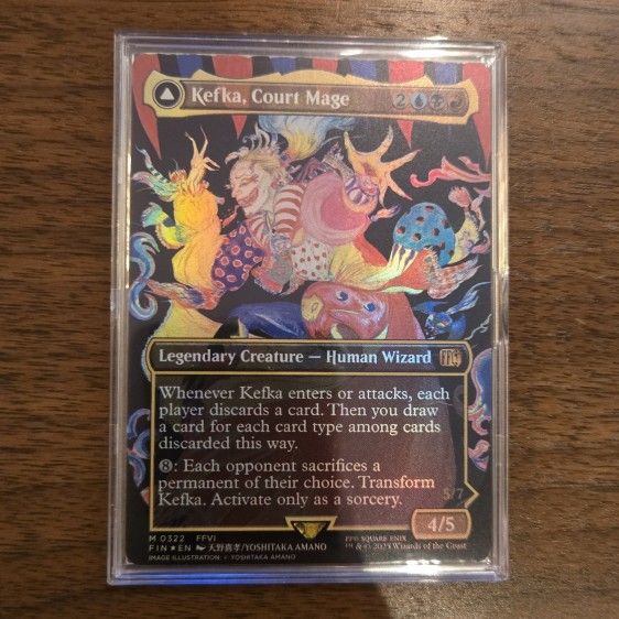 kefka court mage mtg card Commander EDH Deck Kefka, 100 Magic Cards Custom Deck Moonveil Games 5 Illustrated by Xui Ton All Magic Kefka, Court Mage // Kefka,
