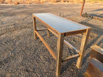 Metal table shop table