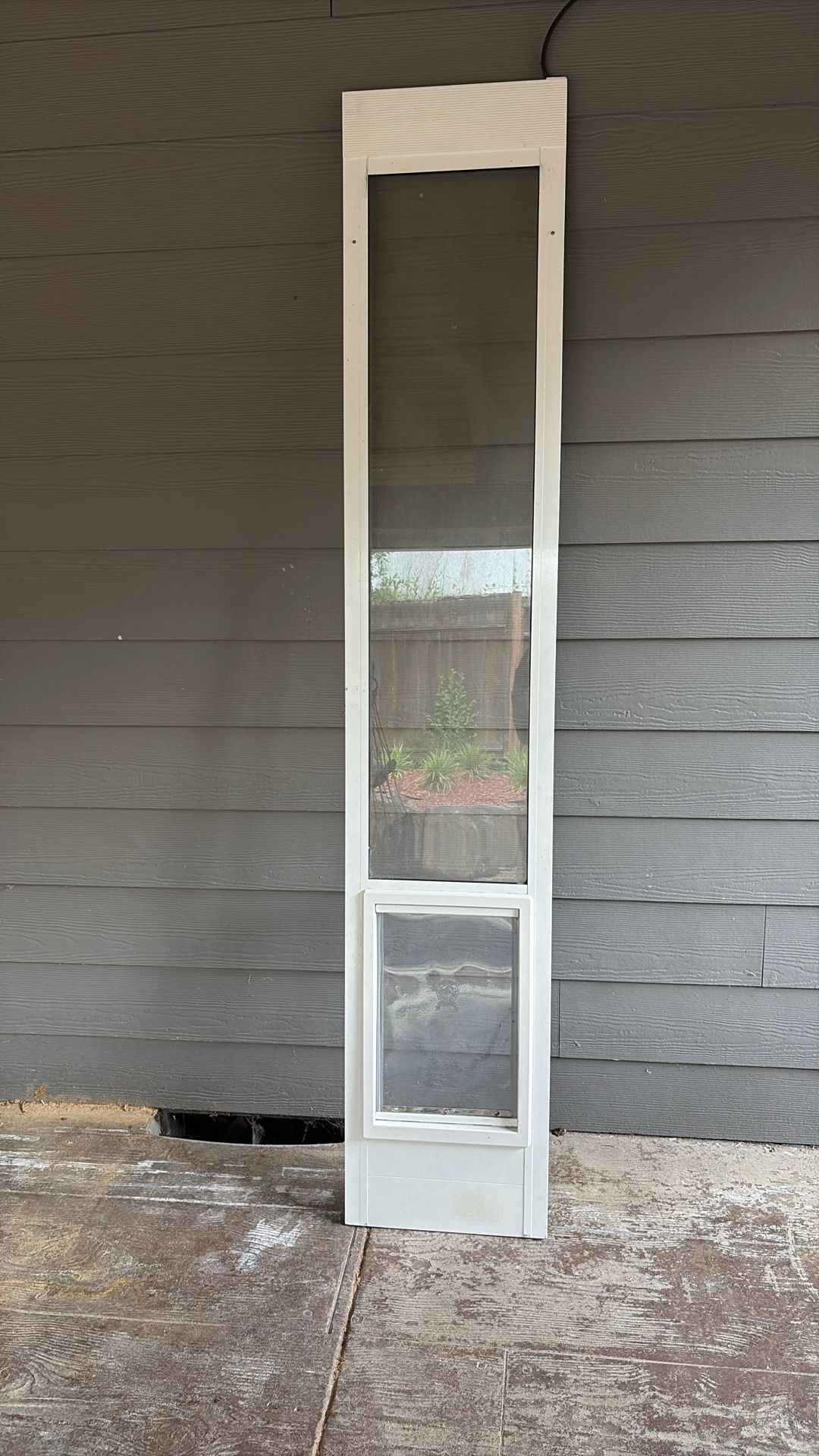 Large Doggy Door White New Flap