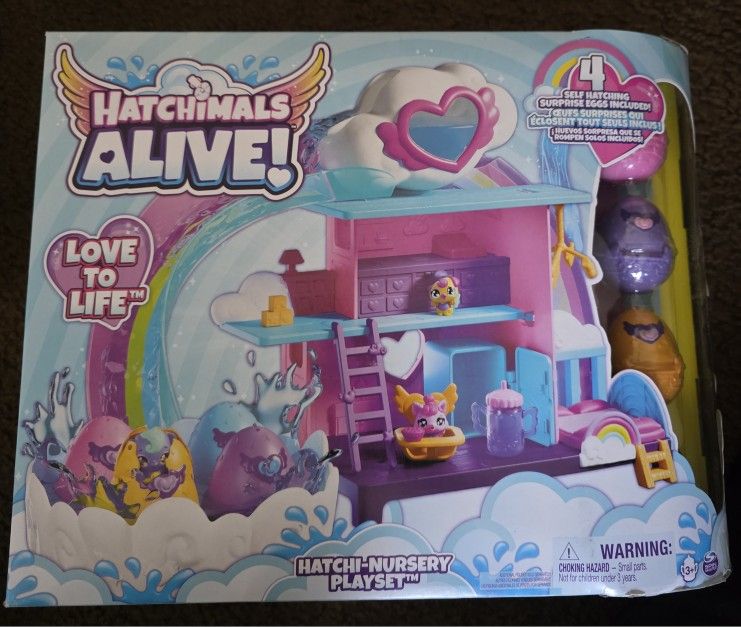 Hatchimals Alive Hatchi Nursery Playset