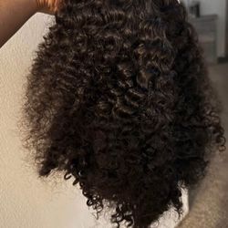 “18” Lace Front Human Hair Wig