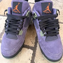 Jordan 4 Canyon purple