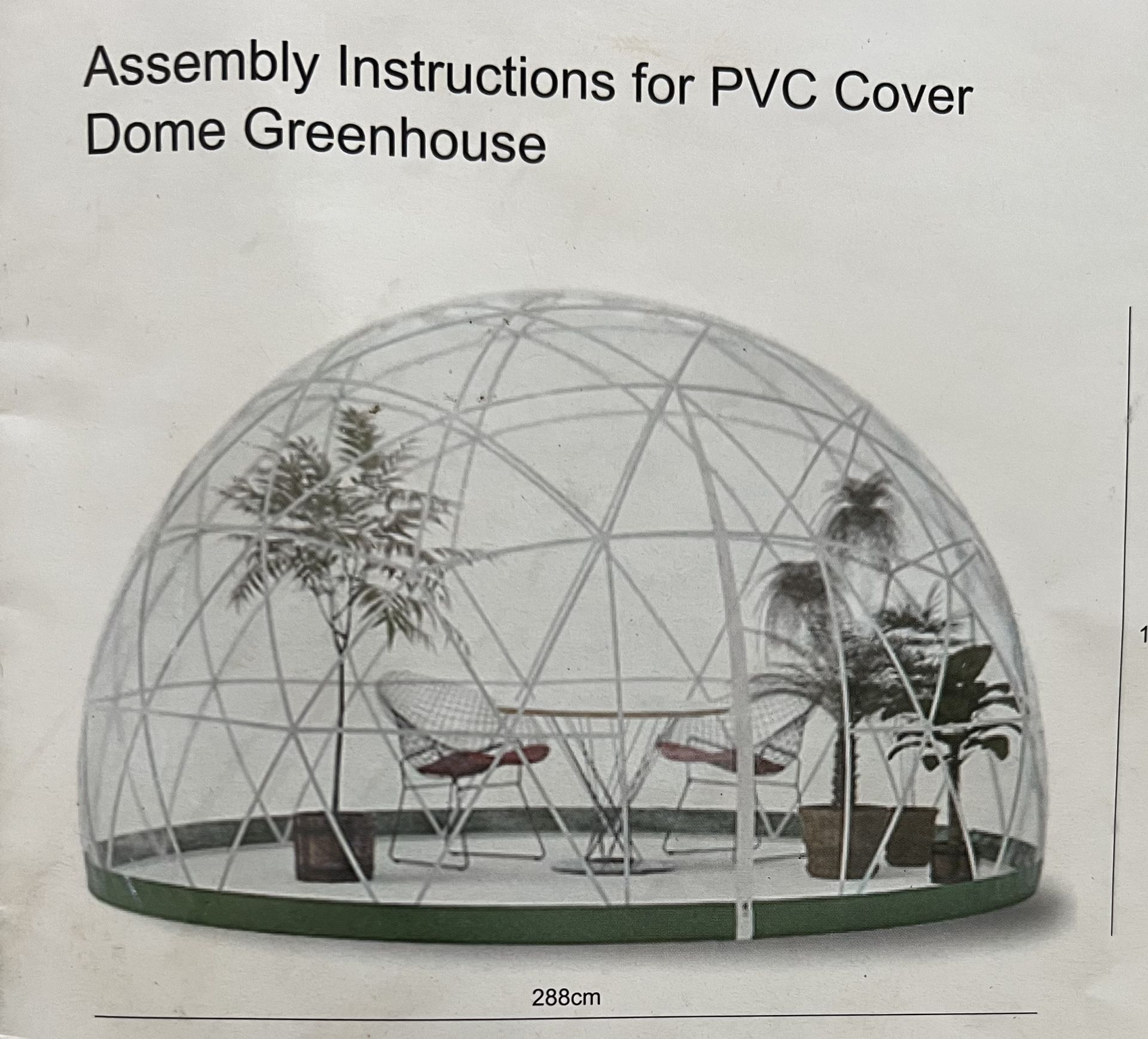 New Geodesic Tent / Green House 