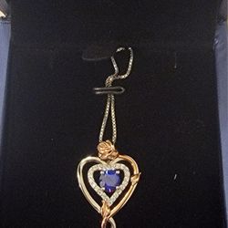 .925 Sterling Silver Rose Gold Necklace