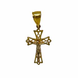 Pendant Solid Gold 14k. Crucifix