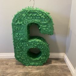 Number 6 Piñata 