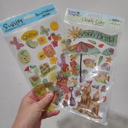 Creative Imaginations Set/2 Packages Stickers BNIP 